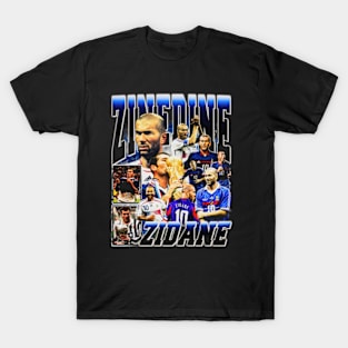 Zinedine Zidane Retro Bootleg T-Shirt